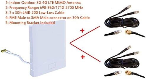 3G 4G LTE Затворен Отворено широк бенд MIMO Антена за Сиера Безжична AirLink MG90 Рутер