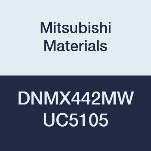 Мицубиши Материјали DNMX442MW UC5105 DNMX Карбид DN Тип Негативни Вртење Вметнете со Дупка, CVD Обложени, Rhombic 55°, 0.5 IC, 0.25