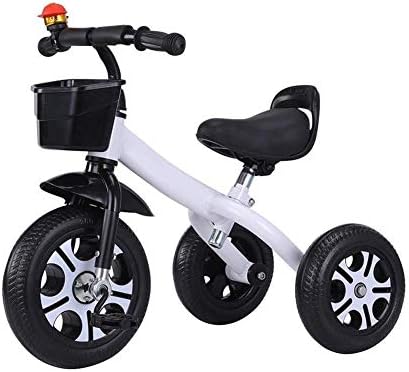 WALJX BicycleTricycle Бебе Шетач Деца Tricycle детска Играчка Автомобил Мека Седиште Преносни Седиште 1-3-2-6 Годишно Момче и Девојка