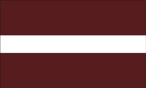 Долина Гради, Латвија Знаме, Најлон, 3'x5', произведено во САД, Платно Насловот, Тешки-Должност Месинг Grommets