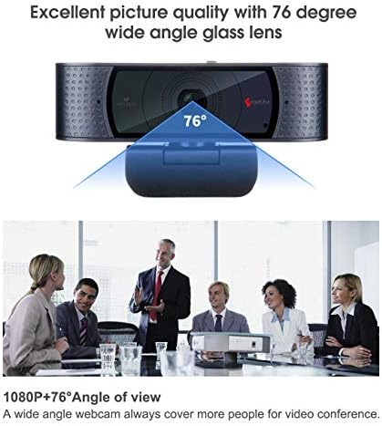 Веб камера 1080P HD Стриминг Камера за Игри Stream/Конференција/Снимање на Видео/Автофокус Веб-Камера со Микрофон за Windows 10 iOS