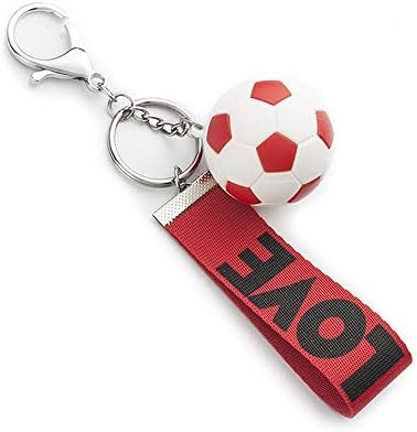 Keele фудбал keychain за момчиња тим спорт за деца фудбал копче прстен за мажи