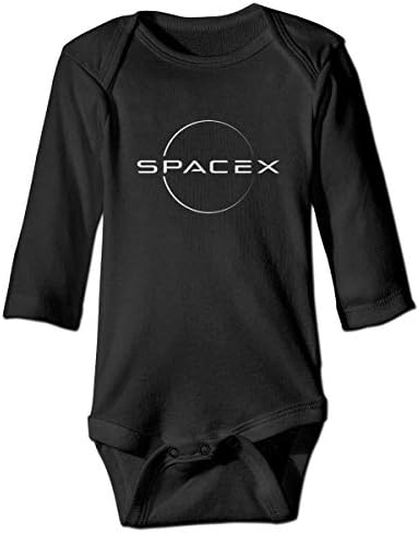 Spacex Деца Долг Ракав Rompers Jumpsuit Новороденче Момчиња Девојчиња Bodysuit