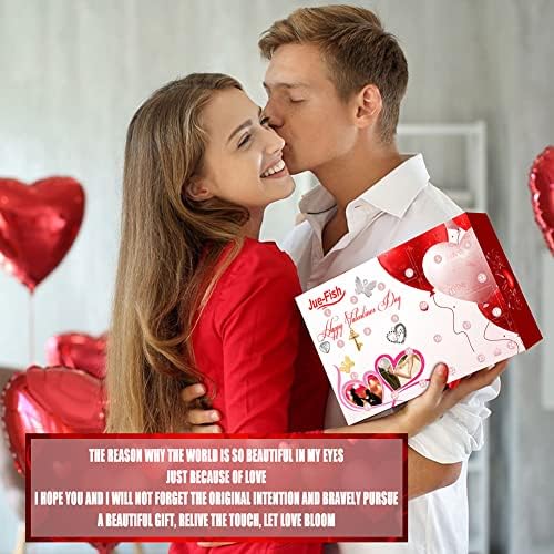 Денот на вљубените Среќа Кутија Слепи Кутија за Накит,URMAGIC 24 Парчиња Накит во Една Среќа Кутија,Жените Претставува,на Вљубените
