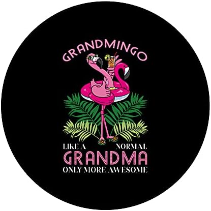 Grandmingo Баба Фламинго Љубовник Gramma Бабата Granny PopSockets Swappable PopGrip