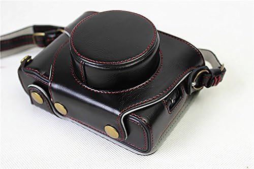 Целосна Заштита од Долниот Отвор Верзија Заштитна СТП Кожа Камера Случај Торба за Fujifilm x100f со Рамо, Рака Црна