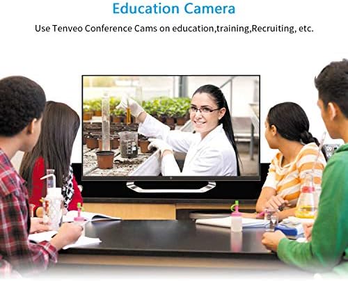 На видео и Аудио Конференции Систем, Tenveo Група Сите-во-едно 10X Оптички Зум USB PTZ Конференциска Сала Камера со Проширување Mics(Tenveo