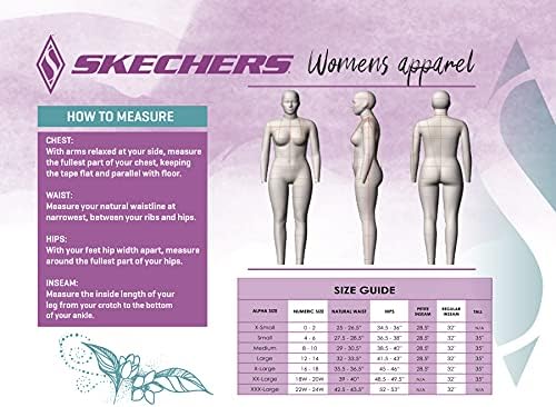Skechers Жените Одат на Прошетка Skechweave Авантура 4 Џеб Широк Нога Панталона