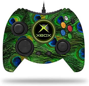 MightySkins Кожата Компатибилен со Microsoft Xbox Еден Hyperkin Војводата Контролер - Паун Пердуви | Заштитна, Трајни, и Уникатни