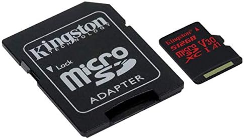 Професионални MicroSDXC 512GB Работи за DragonTouch Визија 5 ActionCard Обичај Потврдена од страна на SanFlash и Кингстон. (80MB/s)