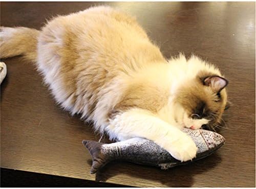 Outflower Симулација Риба Форма Кукла Интерактивни Catnip Emulational Риба Играчка Џвакање Перница за Мачки