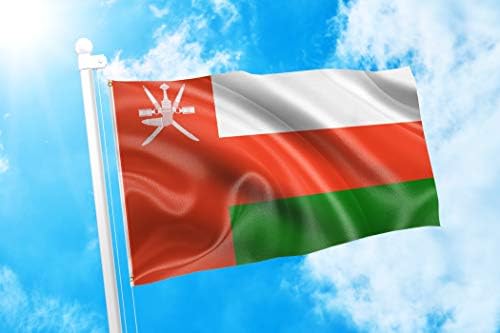DMSE Оман Знаме 3X5Ft Нога Полиестер 100D Знаме