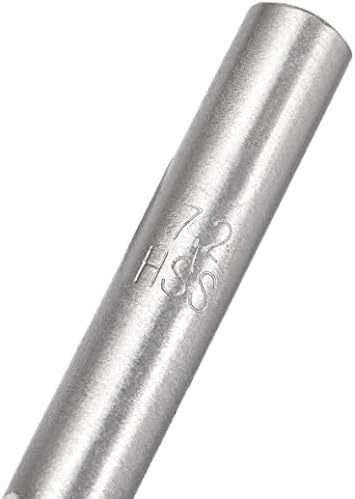 EuisdanAA 7.2 mm Пресврт Вежба High Speed Челик Малку ХСС-4241 за Челик, Алуминиум Легура 1pcs(Broca helicoidal де 7,2 mm Broca де