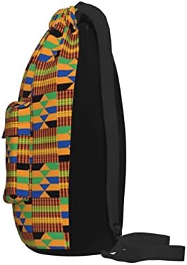 Новиот Drawstring Ранец Африкански Kente Салата String Торба Спорт Вреќа Складирање Торба За На Плажа Knapsack