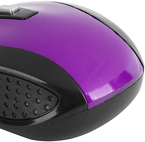 Безжичен Глушец, Компјутер Глувци Plug and Play 2.4 G Безжична Фреквенција Подрипнувајќи Техника 1600DPI за Лаптоп(Виолетова)