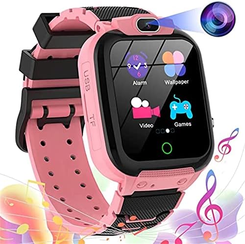 hhscute Smart Watch,1.54-инчен HD Екран на Smart Watch за Деца 3-12 Деца Паметни Часовници Паметни Часовници за Деца Smart Watch
