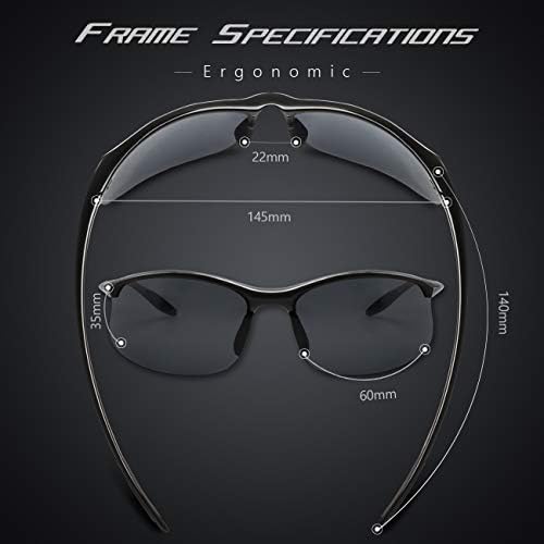 ЏУЛИ Поларизирана Спортски очила за сонце за Мажи Жени Tr90 Нераскинливо Рамка за Водење на Риболов Бејзбол Возење 8002