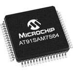 AT91SAM7S64C-АУ, MCU 32-битна ARM7TDMI RISC 64KB Флеш 1.8 V/3.3 V 64-Pin LQFP Лента (5 Предмети)