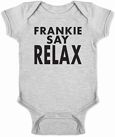 Frankie Каже Релаксираат Класичен 80-тите Ретро Гроздобер Бебе Бебе Момче Девојка Bodysuit