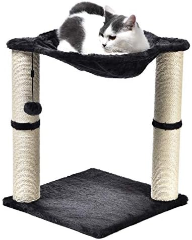 Амазон Основите Мачка Condo Дрво Кула со Hammock Кревет и Гребење Пост