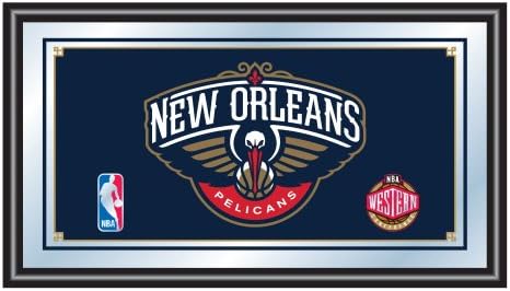НБА Њу Орлеанс Пеликани Врамени Логото Огледало