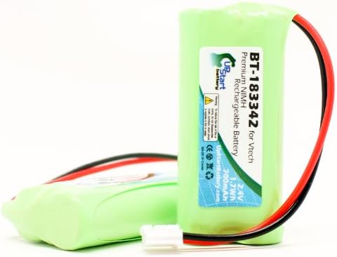 2 Пакет - Замена за РКА 25423 Батерија - Компатибилен со РКА Cordless Телефон Батеријата (700mAh 2.4 V NI-МЗ)