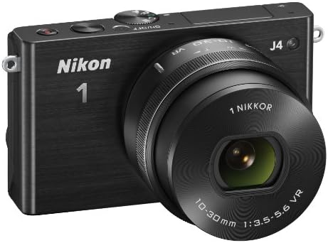 Nikon 1 J4 Дигитална Камера со 1 NIKKOR 10-30мм f/3.5-5.6 PD Зум Објектив и 30-110mm f/3.8-5.6 Леќа (Црн) (Укинати од страна на Производителот)