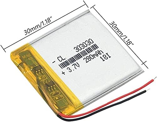 303030 Li Ion Polymer Батерија 3 7V 280 MAH Li Po Батерии Литиум Полимер Батерија за Smart Watch MP3 MP4 GPS DVD-2 Соби