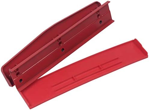 ЏЕМ ХАРТИЈА Метал 3 Дупка Удар - Црвено - 10 Лист Капацитет - Дупка Перфоратор се Продаваат Поединечно