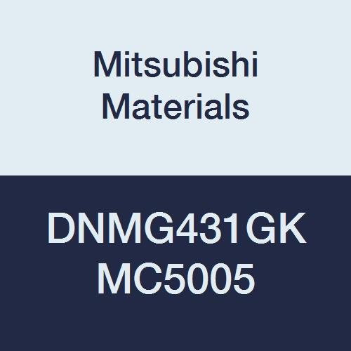 Мицубиши Материјали DNMG431GK MC5005 Карбид DN Тип Негативни Вртење Вметнете со Дупка, Генерален Сечење, Обложени, Rhombic 55°, 0.5