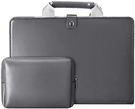 MOSISO Лаптоп Briefcase, СТП Кожа Ракав Чанта со Мали Случај Компатибилен со 2020-2018 MacBook Air 13 A2337 М1 A2179 A1932/MacBook