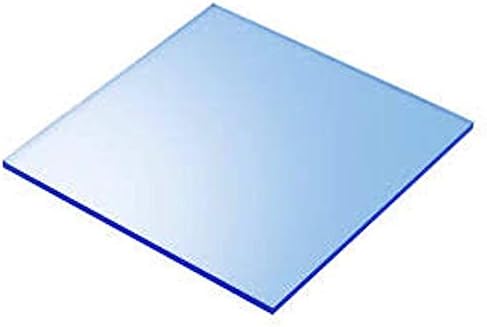 Сина Флуоресцентни Акрилик Plexiglass Лист 1/8 x 5.5 x 5.5 9092