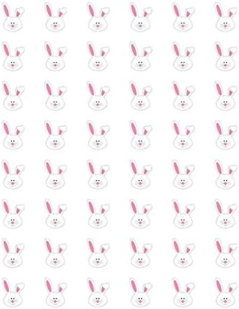 48 КОМПЈУТЕРИ Велигден Bunny Плик Печати Labels Налепници 1.2 Круг