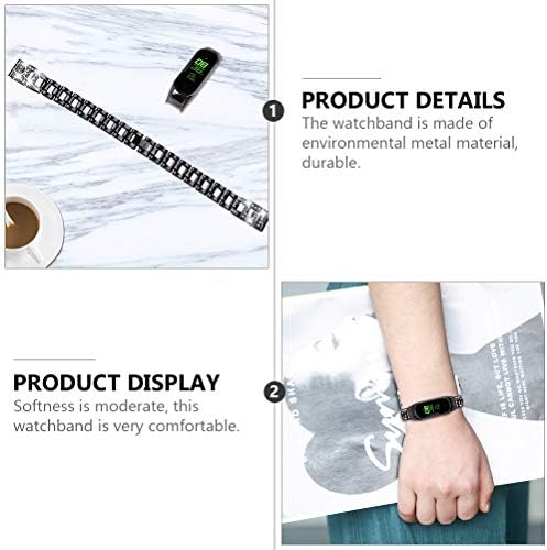 Дијамант Види Бенд Цинк Легура се Види Рака Компатибилен за Xiaomi 5 Smart Watch - Wristband за