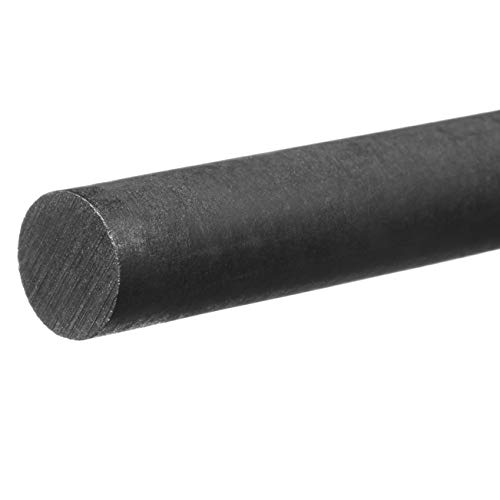 Црна Acetal Пластични Род - 3 со Дијаметар x 3 ft. Долго