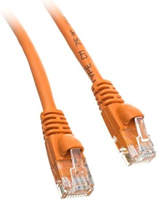 Cat6a 25-Метарски Портокал Ethernet Patch Кабел, Snagless/Моделирани се Подигне, 500 MHz (CNE42845)