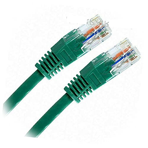 Нови 15ft - Ethernet Мрежа LAN Рутер Patch Кабел Кабелот Жица 550 MHz Зелена Фитинзи и Адаптери FOU-0279DA од InnaBest