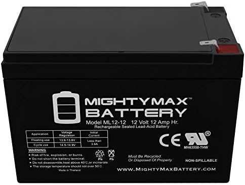 Силен Max Батеријата ML12-12 - 12V 12AH F2 SLA AGM ДЛАБОКО Циклус Батерија на Бренд, Производ