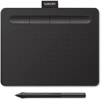 Wacom Intuos Графичка Таблета за Цртање Mac, PC, Chromebook и Андроид (мали) со Софтвер Вклучени - Црна (CTL4100)