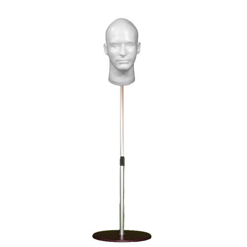 Бел Машки Главата, Styrofoam/со Алуминиумска Прилагодливи Стојат, Овална База