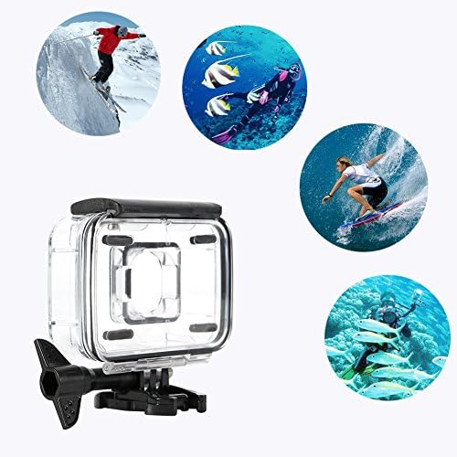 Камерата Водоотпорен Домување Случај,Подводни 45m Водоотпорен Заштитен Подводни Домување Случај за Xiaomi Yi 2 4k Спортски Камера