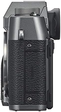 Fujifilm X-T30 Mirrorless Дигитална Камера w/XC15-45mm F/3.5-5.6 OIS PZ Леќа, Јаглен Сребро.