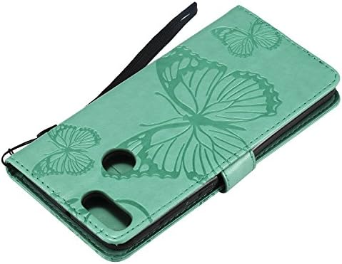 (Спиење мечка) Случај за Huawei Нова 3, Пеперутка Животински Модел СТП Кожа Преносни Паричникот Стојат Флип Заштита Покривајте Телефонот