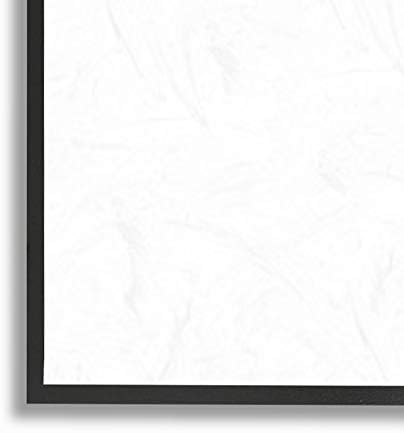 Stupell Индустрии Модерна Апстракт Cascading Сликарство Сина, Розова Сива Состав Црна Врамени Ѕид Уметност, 11 x 14