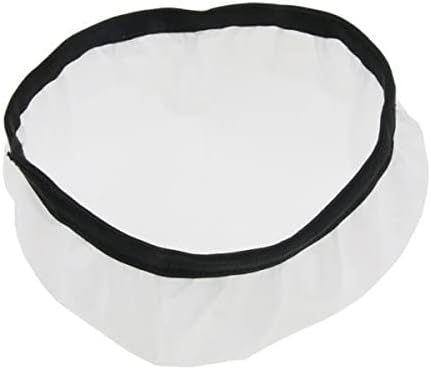 Shiwaki 3X Мека Бела Diffuser Ткаенина Покритие за 18 cm Студио Стандард Флеш Рефлектор