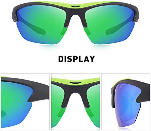 CURY PROTECH Мажите Поларизирани очила за сонце Спортски Очила за Велосипедизам Риболов Голф TR90 Superlight Рамка