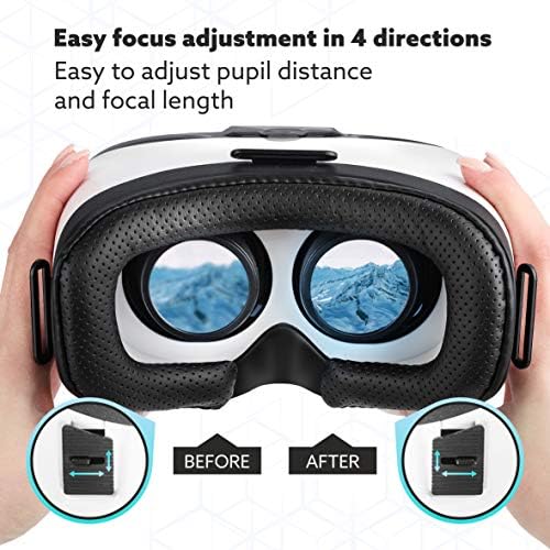 VR Слушалки за iPhone и Android Телефони - Виртуелна Реалност заштитни Очила | Удобно & Прилагодливи VR Очила | Игра Твоите Најдобри
