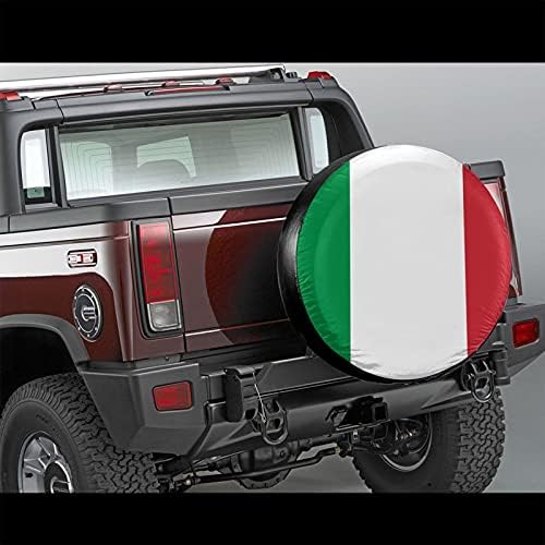 N/A италијанското Знаме (2) Гуми Покрие Вода за Универзална Водоотпорен Резервни Гуми Маска, Тешки Тркала Заштитник за Камион, ЏИП,