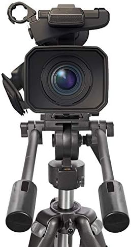 Професионални Двојна Рачка Алуминиум 67 Tripod за Canon XA10 HD (Меур Ниво)
