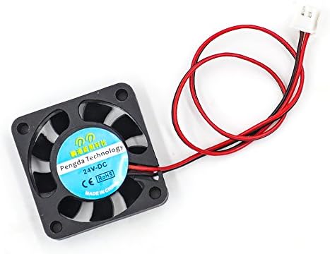 Екструдер Brushless Вентилаторот за Ладење 24V 2 Pin-от за компјутер случај 3d Печатач Овлажнител